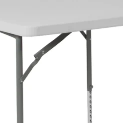 Emma And Oliver 2.79-Foot Square Height Adjustable Granite White Plastic Folding Table -Restaurant Furniture Store GUEST 6b2d6a7d 54ec 4554 ae62 afb48e172ba1
