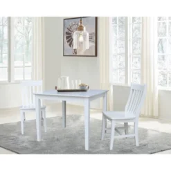 3pc Dining Table With Cafe Chairs - International Concepts