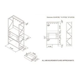 Orella Rustic Baker's Rack Reclaimed Oak - MiBasics -Restaurant Furniture Store GUEST 6c2ec095 025e 4a09 9276 2119b1f02103