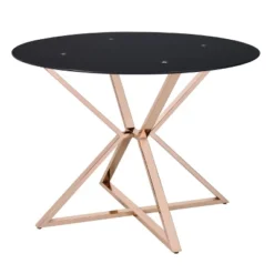 Kenlina Round Dining Table With Glass Top - MiBasics 10 Kenlina Round Dining Table With Glass Top - MiBasics -Restaurant Furniture Store GUEST 6c673485 1aaf 4192 a93e 11c5380a99b6