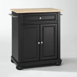 Alexandria Wood Top Portable Kitchen Island/Cart - Crosley -Restaurant Furniture Store GUEST 6cb7c380 8fdc 4066 9d0f 503e57a20b12