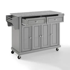 Solid Granite Top Kitchen Cart/Island Vintage Gray - Crosley -Restaurant Furniture Store GUEST 6ccd3a88 6ffb 424a a596 2f97b54f8f53