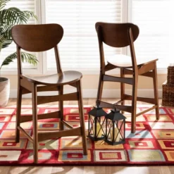 2pc Katya Wood Counter Height Barstool Set Brown - Baxton Studio 12 2pc Katya Wood Counter Height Barstool Set Brown - Baxton Studio -Restaurant Furniture Store GUEST 6de2b9d4 f7a2 443c bd9c e5aef7432afb