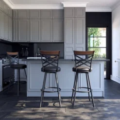 Set Of 3 Nettie Upholstered Adjustable Seat Swivel Barstools Black - Room & Joy 15 Set Of 3 Nettie Upholstered Adjustable Seat Swivel Barstools Black - Room & Joy -Restaurant Furniture Store GUEST 6def01f2 7b34 4f5f a883 d08f36de0ff4