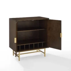 Blair Bar Cabinet Dark Brown/Gold - Crosley -Restaurant Furniture Store GUEST 6e5e97b2 78ae 4b29 aef4 7614e99a6d7d