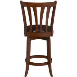 25.5" Savana Swivel Counter Height Barstool Cherry/Black - Hillsdale Furniture -Restaurant Furniture Store GUEST 704174d6 dc59 4351 ab70 931b6f81d527