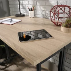 North Avenue Table With Drop Leaf Charter Brown - Sauder -Restaurant Furniture Store GUEST 70470aea c7c8 4321 adb7 3a7993f77bd3