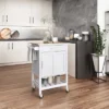 Sage Wood Kitchen Cart White - CorLiving -Restaurant Furniture Store GUEST 70485573 f59b 4e86 9b9d b1ac48ca3630