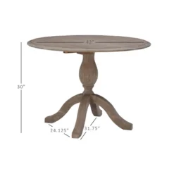Torino Dining Tables Rustic Brown - Linon -Restaurant Furniture Store GUEST 705bb875 3266 4147 b8c5 4ca210e24349