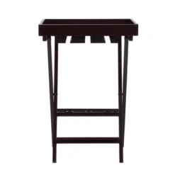Wood Folding Wine Rack With Removable Tray Espresso - Room And Joy -Restaurant Furniture Store GUEST 70ff016c 4fbe 454f 90ec 5e2a695de978