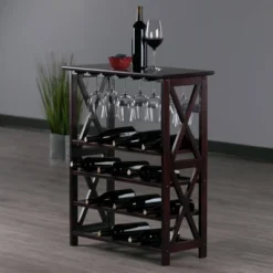 Rio 24 Bottles Wine Rack Wood/Espresso - Winsome 13 Rio 24 Bottles Wine Rack Wood/Espresso - Winsome -Restaurant Furniture Store GUEST 7150e0fc 4d21 4567 bfb4 1efd45907d0c