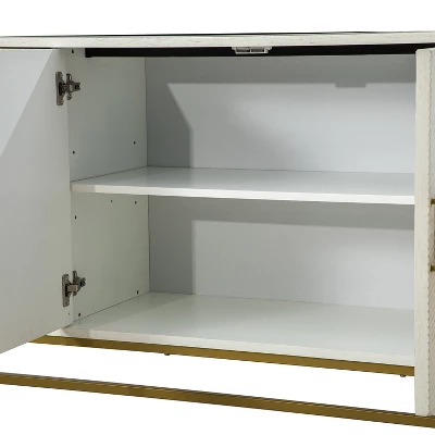 Baptiste 65'' Wide Moden Storage Sideboard With Carved Details| KARAT HOME 9 Baptiste 65'' Wide Moden Storage Sideboard With Carved Details| KARAT HOME - Image 7