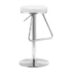 22" Nostalgic Plush Adjustable Barstool White - ZM Home -Restaurant Furniture Store GUEST 7164f56c 4b1f 4dc5 b5a4 c9fa0bd7bbb9