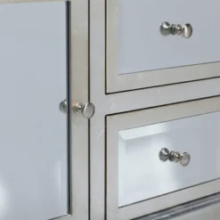 Glam Mirrored Sideboard Silver - Olivia & May -Restaurant Furniture Store GUEST 71952364 01d1 4f56 b231 dfebf449a4d6