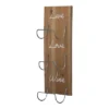 Three Bottle "Live Love Wine" Wood Wall Mount Wine Rack - Foreside Home & Garden -Restaurant Furniture Store GUEST 7241245f 4c22 4a31 ac18 797af58f3cee