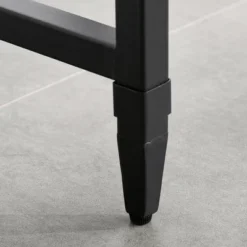 HOMCOM 47.75 Inch Bar Table With Metal Legs, Rustic Industrial Pub Table With Large Tabletop For Home Bar, Kitchen Or Dining Room, Brown -Restaurant Furniture Store GUEST 7369c965 fff0 41e6 b3f2 f8c934c9d84a