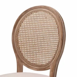 Set Of 2 Louis Fabric Upholstered With Rattan And Wood Dining Chairs Beige/Brown - Baxton Studio 13 Set Of 2 Louis Fabric Upholstered With Rattan And Wood Dining Chairs Beige/Brown - Baxton Studio -Restaurant Furniture Store GUEST 7378d1f3 5dc2 4336 940f ff3b2954e664