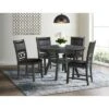5pc Taylor Standard Height Dining Set And 4 Faux Leather Side Chairs Gray - Picket House Furnishings 2 5pc Taylor Standard Height Dining Set And 4 Faux Leather Side Chairs Gray - Picket House Furnishings -Restaurant Furniture Store GUEST 762e08c8 8865 4794 9f2c 64528664ee73