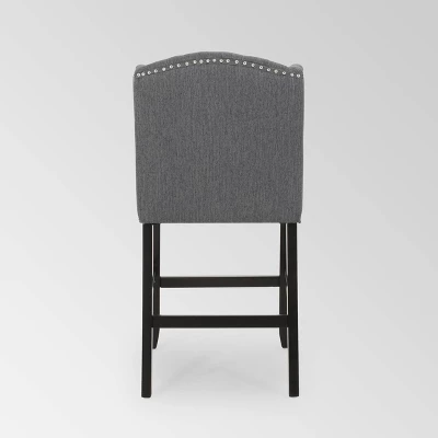 Set Of 2 Foxcroft Wingback Counter Height Barstools - Christopher Knight Home 10 Set Of 2 Foxcroft Wingback Counter Height Barstools - Christopher Knight Home - Image 8