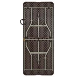 Emma And Oliver 6-Foot Bi-Fold Brown Rattan Plastic Folding Table With Handle - Event Table -Restaurant Furniture Store GUEST 78afd8e9 7d8b 47e4 85aa ecc283e151d3 1