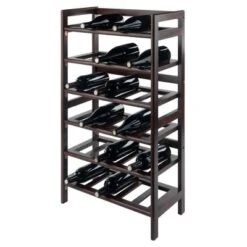 Silvi 30 Bottles Wine Rack Wood/Toasted Walnut - Winsome -Restaurant Furniture Store GUEST 791f93b4 2cea 4d9f b751 98d2f1565432