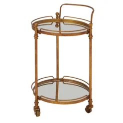 Traditional Iron And Mirrored Bar Cart Brass - Olivia & May 11 Traditional Iron And Mirrored Bar Cart Brass - Olivia & May -Restaurant Furniture Store GUEST 794f5252 9153 44d9 95c7 317119f5bd69
