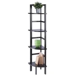 Aiden Corner Bakers Rack Coffee - Winsome Wood -Restaurant Furniture Store GUEST 7a546283 b651 4e28 abba 33843e88164d