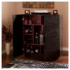 Southern Enterprises Elgin Bar Cabinet Wood/Black - Aiden Lane -Restaurant Furniture Store GUEST 7a968eed b6f1 41bb a11b 00ccfe17a76b