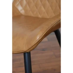 Set Of 2 Cooly Tufted Faux Leather Dining Chairs Camel - Abbyson Living -Restaurant Furniture Store GUEST 7b087321 f046 4909 bf31 5f64a57899b7