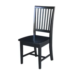 Set Of 3 42" Dual Table With 2 Mission Chairs Dining Sets Black - International Concepts -Restaurant Furniture Store GUEST 7dc6a7a4 8158 4363 b176 8d5e3667da73