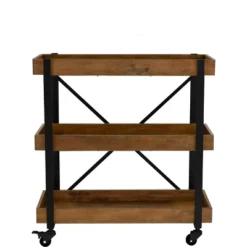 Riley 3-Tier Bar Cart - Adore Décor -Restaurant Furniture Store GUEST 7e320e99 894a 4ec1 b336 a6c22ed02c52