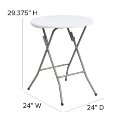 Emma And Oliver 2-Foot Round Granite White Plastic Folding Table - Banquet / Event Folding Table 9 Emma And Oliver 2-Foot Round Granite White Plastic Folding Table - Banquet / Event Folding Table -Restaurant Furniture Store GUEST 7f011ec1 c663 4534 8446 fde29fd6fb5c