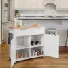 Costway Rolling Kitchen Cart Island Heavy Duty Storage Trolley Cabinet Utility White -Restaurant Furniture Store GUEST 7fb9b78e b983 4d21 8c95 9f78f75d42f3