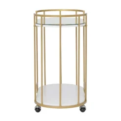 Pavillion 2 Tier Oval Bar Serving Cart Shelves With Glass Mirror Gold - Studio Designs 16 Pavillion 2 Tier Oval Bar Serving Cart Shelves With Glass Mirror Gold - Studio Designs -Restaurant Furniture Store GUEST 7ffa77ba d12a 4c20 b805 662fe45bca11