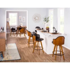 26" Ahoy Mid-Century Modern Counter Height Barstool - LumiSource -Restaurant Furniture Store GUEST 8081d804 acab 4b14 bcdc 7d8eac00b5ef