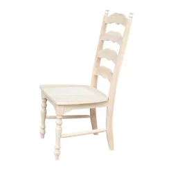 Set Of 2 Maine Ladderback Chair Unfinished - International Concepts -Restaurant Furniture Store GUEST 8136490e f9d1 4a5c 918c 21f1058ab1e6