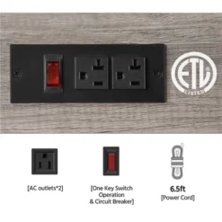 Yaheetech 4-Tier 55" Kitchen Baker's Rack With Power Outlet -Restaurant Furniture Store GUEST 82a94377 33ab 4ead a366 4fbcb8e19aa1