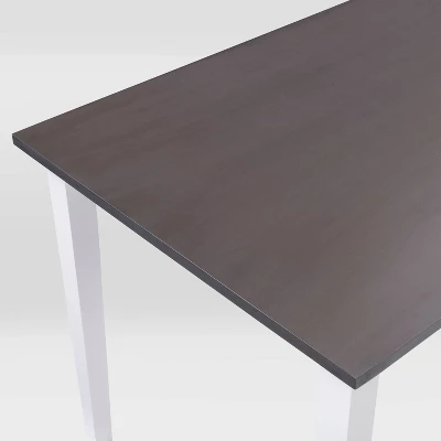 5pc Michigan Two Tone Wood Dining Set Gray/White - CorLiving 7 5pc Michigan Two Tone Wood Dining Set Gray/White - CorLiving - Image 5