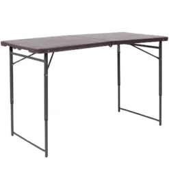 Emma And Oliver 4-Foot Height Adjustable Bi-Fold Dark Gray Plastic Folding Table With Handle 22 Emma And Oliver 4-Foot Height Adjustable Bi-Fold Dark Gray Plastic Folding Table With Handle -Restaurant Furniture Store GUEST 838a87a5 de88 49f6 ab03 6a29a6ef5324