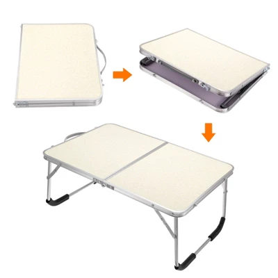 Unique Bargains For Bed Sofa Foldable Laptop Table Portable Picnic Bed Tray Tables Snacks Reading Working Desk 1 Pc 4 Unique Bargains For Bed Sofa Foldable Laptop Table Portable Picnic Bed Tray Tables Snacks Reading Working Desk 1 Pc - Image 2