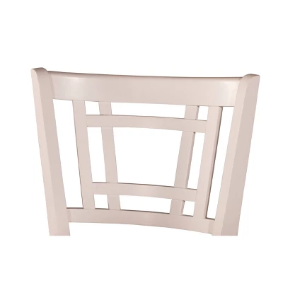 25" Fairfox Swivel Counter Height Barstool White/Ecru - Hillsdale Furniture 4 25" Fairfox Swivel Counter Height Barstool White/Ecru - Hillsdale Furniture - Image 2