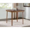 Straight Edge Folding Card Table Fruitwood - Stakmore