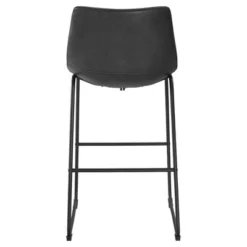 Set Of 2 Laslo Modern Upholstered Faux Leather Barstools - Saracina Home -Restaurant Furniture Store GUEST 8b01837c 9328 480c b086 cbf16464ce9b
