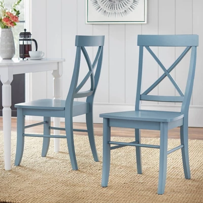 Set Of 2 Albury Cross Back Dining Chairs - Buylateral 7 Set Of 2 Albury Cross Back Dining Chairs - Buylateral - Image 5