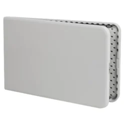 Emma And Oliver 8-Foot Bi-Fold Granite White Plastic Banquet And Event Folding Table With Handle -Restaurant Furniture Store GUEST 8c2825f6 0657 4e4f 9c69 90a10546298e