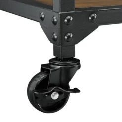 Kane Multifunction Cart Rustic Antique Oak/Black - Dorel Living -Restaurant Furniture Store GUEST 8dd2d474 17ef 45e4 8928 499403301c0a