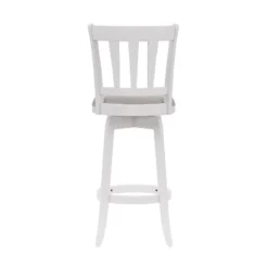 30" Presque Isle Wood Bar Height Swivel Stool White - Hillsdale Furniture -Restaurant Furniture Store GUEST 8deb58bf ce3d 4761 9729 c64475a8961c