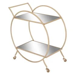 Contemporary Glam Metal Bar Cart - Olivia & May 24 Contemporary Glam Metal Bar Cart - Olivia & May -Restaurant Furniture Store GUEST 8dee0c26 c319 421b af07 f4f85789bc6b