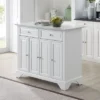 Avery Kitchen Island/Cart Distressed White/White Marble - Crosley -Restaurant Furniture Store GUEST 8e38adaf 8997 4d1d b2f2 ee4cc4072233