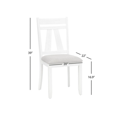5pc Miller Rectangular Dining Set White - Lifestorey 15 5pc Miller Rectangular Dining Set White - Lifestorey - Image 13
